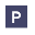 Minimalist square icon featuring a white capital P centered on a dark indigo background, used as a neutral marker for a post about customer interview analysis, product research, and generative AI.