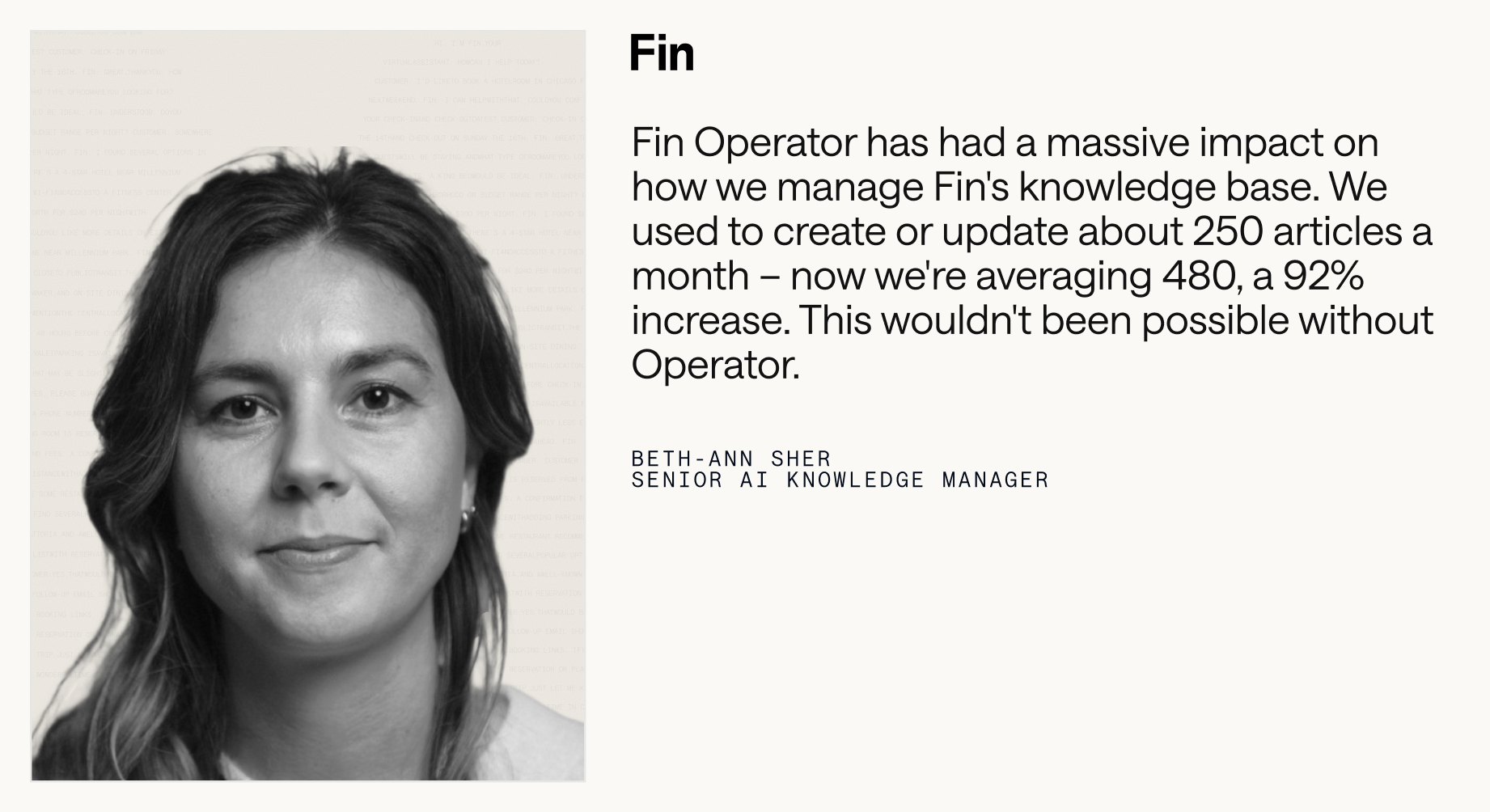 Operator Unleashed: The AI Agent That Transforms Customer Ops across Fin and Intercom
